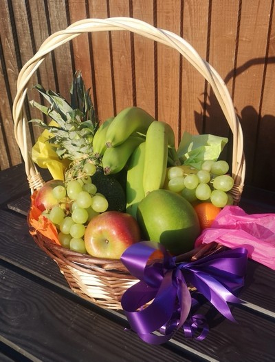fruit basket thank you get well soon 