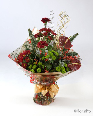 Christmas, flowers, florals, bouquet, arrangement, gift, luxury, florist, local, seasonal, harold wood, romford, havering