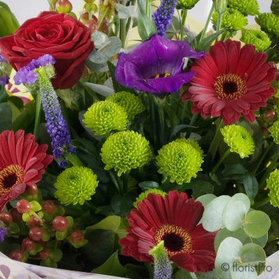 bouquet, handtie, flowers, aqua, water bubble,  gift, bunch, florist, birthday, anniversary, harold wood, romford, havering, delivery