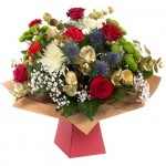 Christmas flowers bouquet arrangement gift 