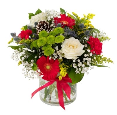 Christmas, flowers, florals, bouquet, arrangement, gift, luxury, florist, local, seasonal, harold wood, romford, havering