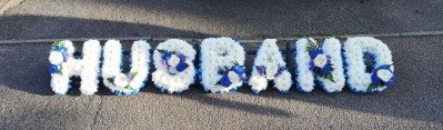 Husband, letter, funeral, tribute, wreath, flowers, florist, delivery, harold wood, romford, havering