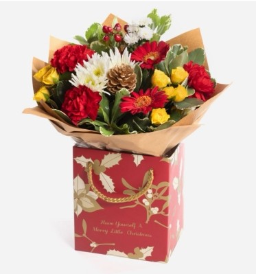 Christmas, flowers, florals, bouquet, arrangement, gift, luxury, florist, local, seasonal, harold wood, romford, havering