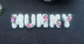 mummy, mum, letter, funeral, tribute, wreath, flowers, florist, delivery, harold wood, romford