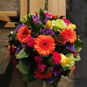 posy, posies, funeral, tribute, wreath, bright, funky,  oasis, flowers, florist, delivery, harold wood, romford, havering