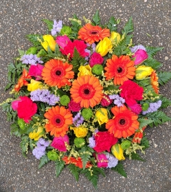 posy, posies, funeral, tribute, wreath, bright, funky,  oasis, flowers, florist, delivery, harold wood, romford, havering