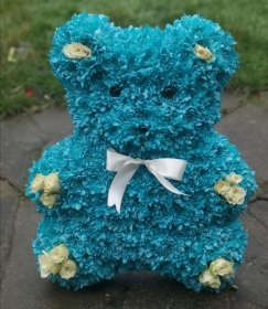 teddy, teddy bear, funeral flowers, tribute, baby, bear, florist, harold wood, romford , havering, delivery, funeral 