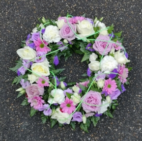 Shades of Purple Wreath