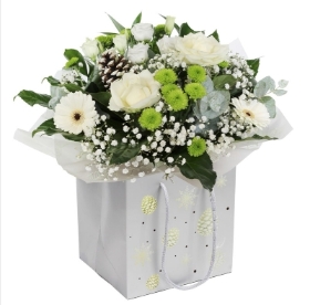 Christmas, flowers, florals, bouquet, arrangement, gift, luxury, florist, local, seasonal, harold wood, romford, havering