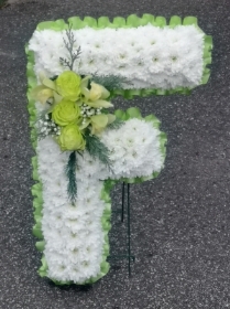 extra large letters, name, traveller, stand alone, letter, funeral, tribute, wreath, flowers, florist, delivery, harold wood, romford, havering