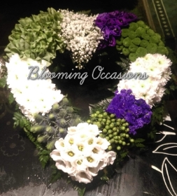 heart, colourful, white, male, female, funeral, tribute, wreath, flowers, florist, delivery, harold wood, romford havering