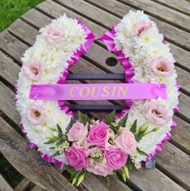 Horse shoe, horses, racing, stables, funeral flowers, tribute, oasis, wreath, bespoke, harold wood, romford, havering, delivery