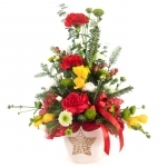 Christmas, flowers, florals, bouquet, arrangement, gift, luxury, florist, local, seasonal, harold wood, romford, havering
