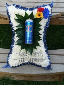 one for the road, one last drink, funeral flowers, drink, tribute, wreath, posy, one last bottle, florist, romford, harold wood, havering, deliveryeer, romford, harold wood, havering, delivery, florist, flowers, sympathy