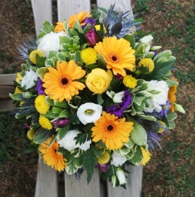 Yellow and Purple Posy